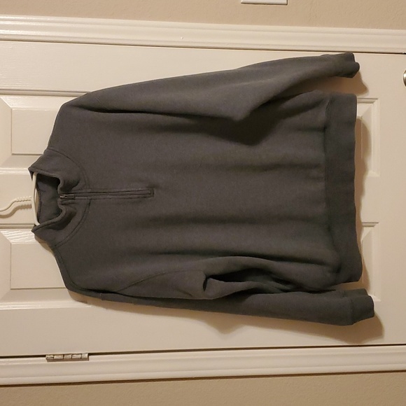 Men's L.L. Bean Wool Lined Gray Sweatshirt Size Med - Picture 1 of 5